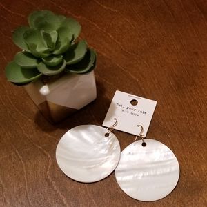 Mother of Pearl Shell Earrings